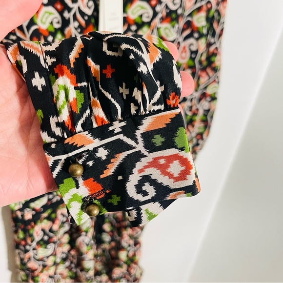 NWT Veronica Beard Venice Silk Mini Dress Pixel Paisley Boho Y2K Chic Retro - Picture 5 of 9